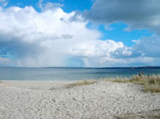 Winterlicher Ostseestrand